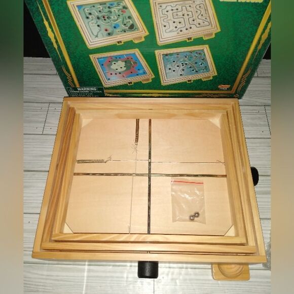 Manley Classic Game 4 in 1 Deluxe Labyrinth Four Different Skill Levels - Picture 5 of 9